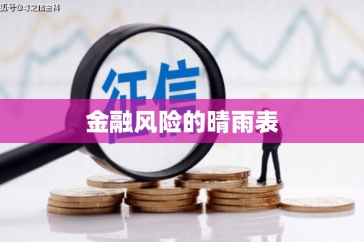 华宁金融风险的晴雨表