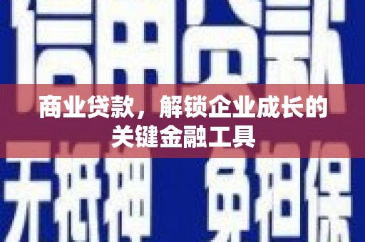 华宁商业贷款，解锁企业成长的关键金融工具