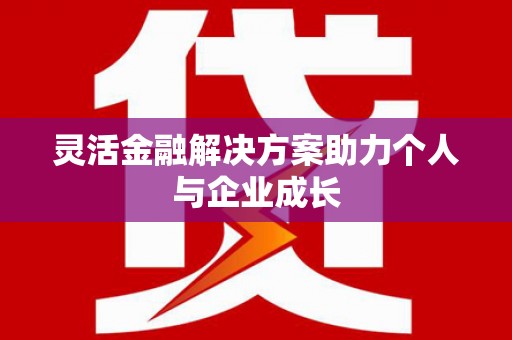 华宁灵活金融解决方案助力个人与企业成长