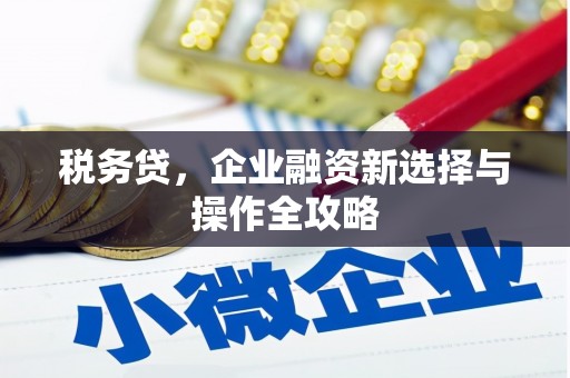 华宁税务贷，企业融资新选择与操作全攻略