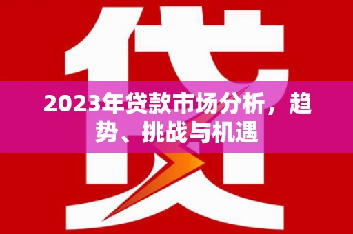 华宁2023年贷款市场分析，趋势、挑战与机遇