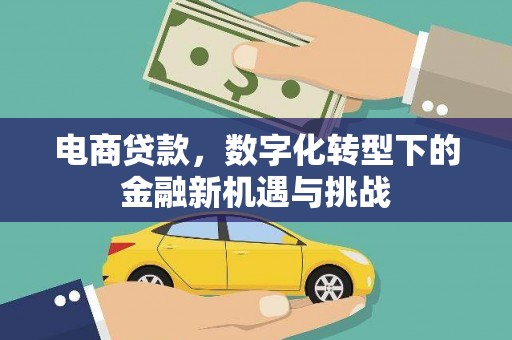 华宁电商贷款，数字化转型下的金融新机遇与挑战