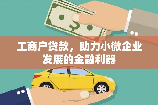 华宁工商户贷款，助力小微企业发展的金融利器