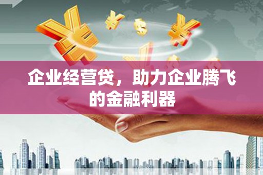 华宁企业经营贷，助力企业腾飞的金融利器