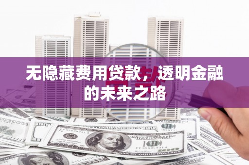 华宁无隐藏费用贷款，透明金融的未来之路