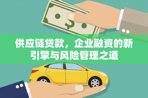 华宁供应链贷款，企业融资的新引擎与风险管理之道