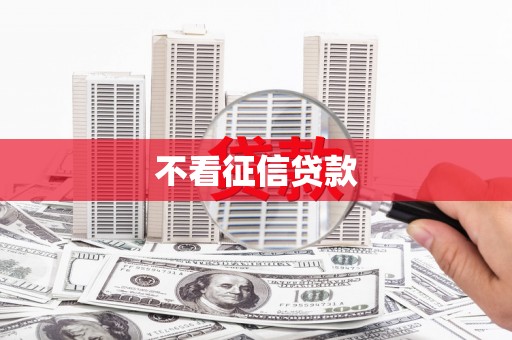 华宁不看征信贷款