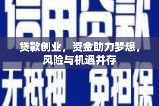 华宁贷款创业，资金助力梦想，风险与机遇并存
