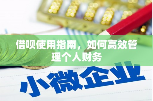 华宁借呗使用指南，如何高效管理个人财务