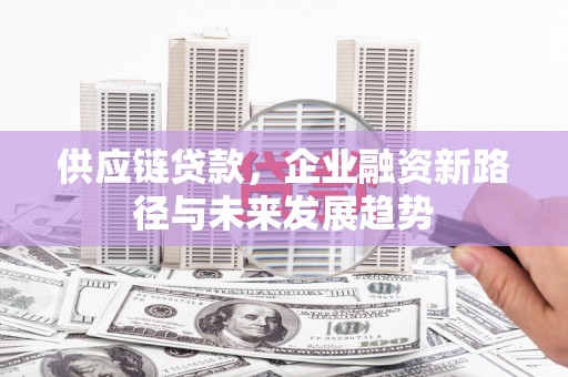 华宁供应链贷款，企业融资新路径与未来发展趋势