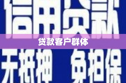 华宁贷款客户群体