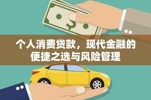 华宁个人消费贷款，现代金融的便捷之选与风险管理