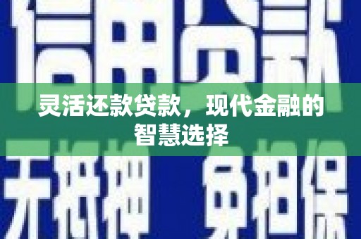 华宁灵活还款贷款，现代金融的智慧选择