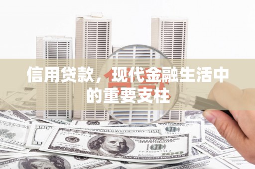 华宁信用贷款，现代金融生活中的重要支柱