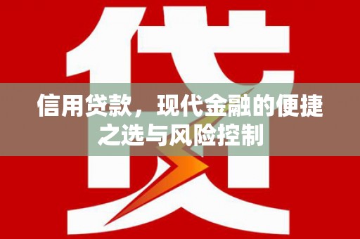 华宁信用贷款，现代金融的便捷之选与风险控制
