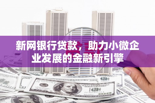 华宁新网银行贷款，助力小微企业发展的金融新引擎