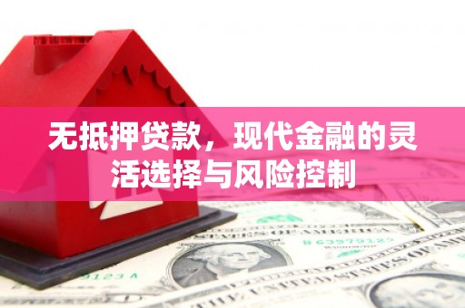 华宁无抵押贷款，现代金融的灵活选择与风险控制