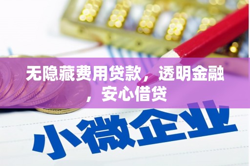 华宁无隐藏费用贷款，透明金融，安心借贷