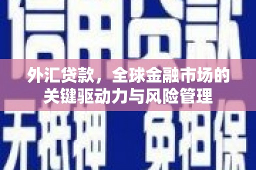 华宁外汇贷款，全球金融市场的关键驱动力与风险管理