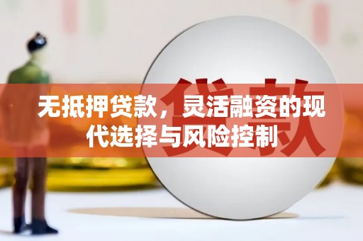 华宁无抵押贷款，灵活融资的现代选择与风险控制