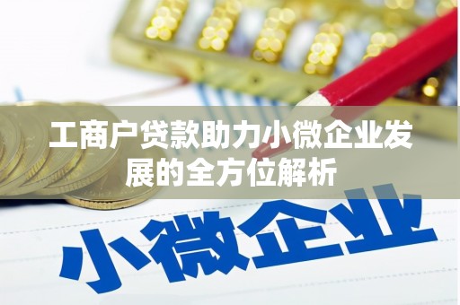 华宁工商户贷款助力小微企业发展的全方位解析