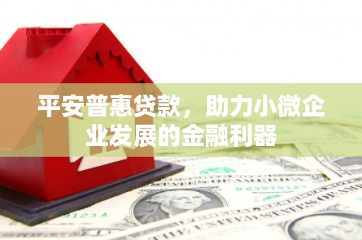 华宁平安普惠贷款，助力小微企业发展的金融利器