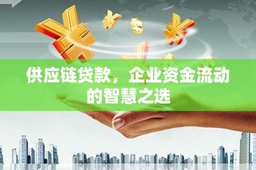 华宁供应链贷款，企业资金流动的智慧之选