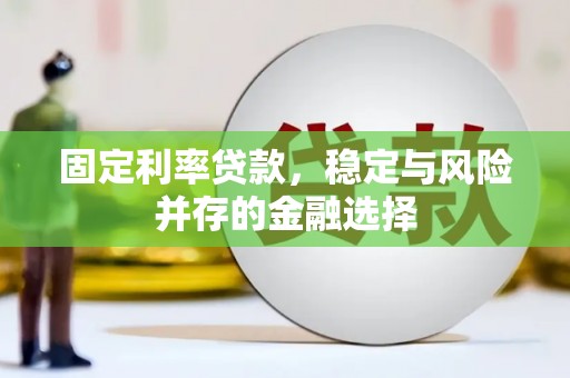 华宁固定利率贷款，稳定与风险并存的金融选择