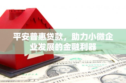 华宁平安普惠贷款，助力小微企业发展的金融利器