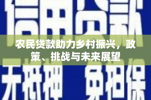 华宁农民贷款助力乡村振兴，政策、挑战与未来展望