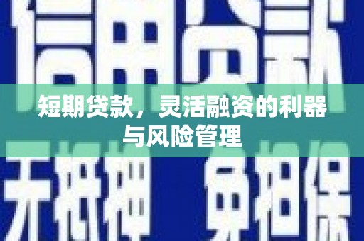 华宁短期贷款，灵活融资的利器与风险管理