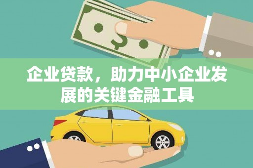 华宁企业贷款，助力中小企业发展的关键金融工具