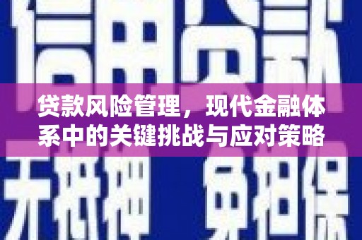 华宁贷款风险管理，现代金融体系中的关键挑战与应对策略