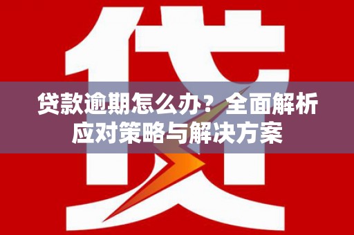 华宁贷款逾期怎么办？全面解析应对策略与解决方案