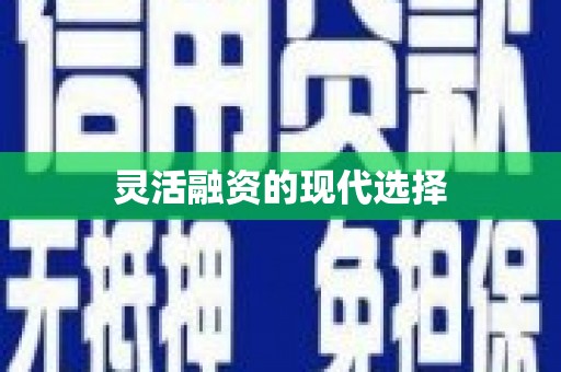 华宁灵活融资的现代选择