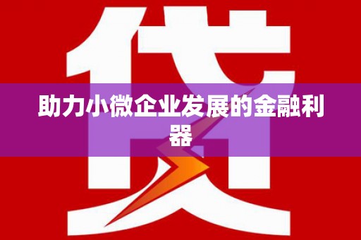 华宁助力小微企业发展的金融利器