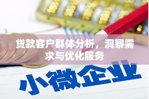 华宁贷款客户群体分析，洞察需求与优化服务